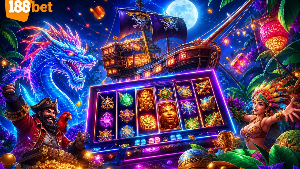 Khám phá game slot nổi bật 188bet: Khuyến mãi, sự kiện mới và phần thưởng đáng chú ý